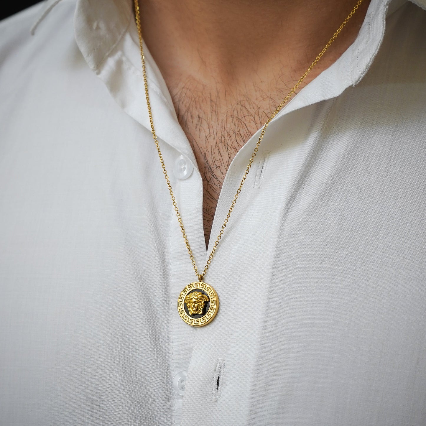 Gold Versace Necklace