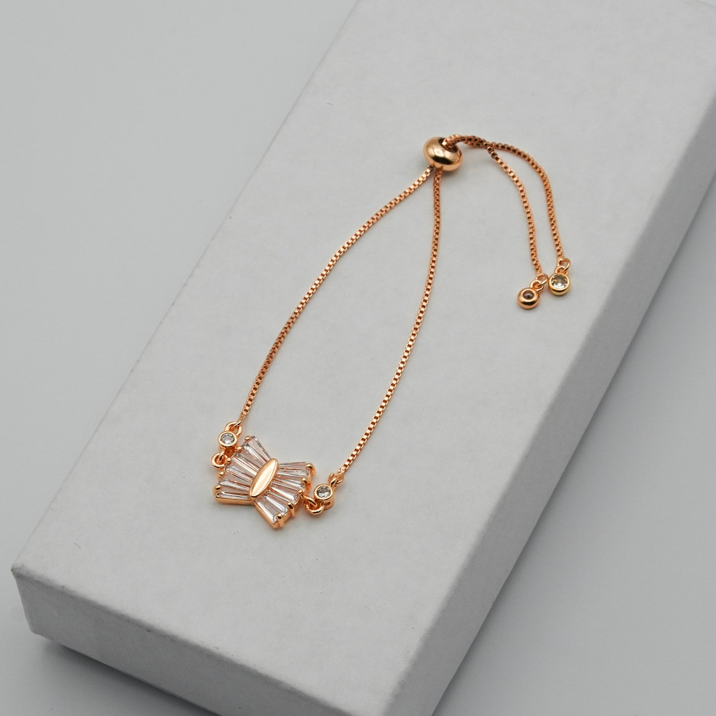 Rose Gold Bow Bracelet