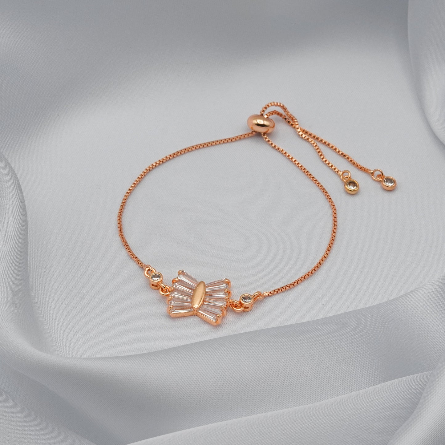 Rose Gold Bow Bracelet