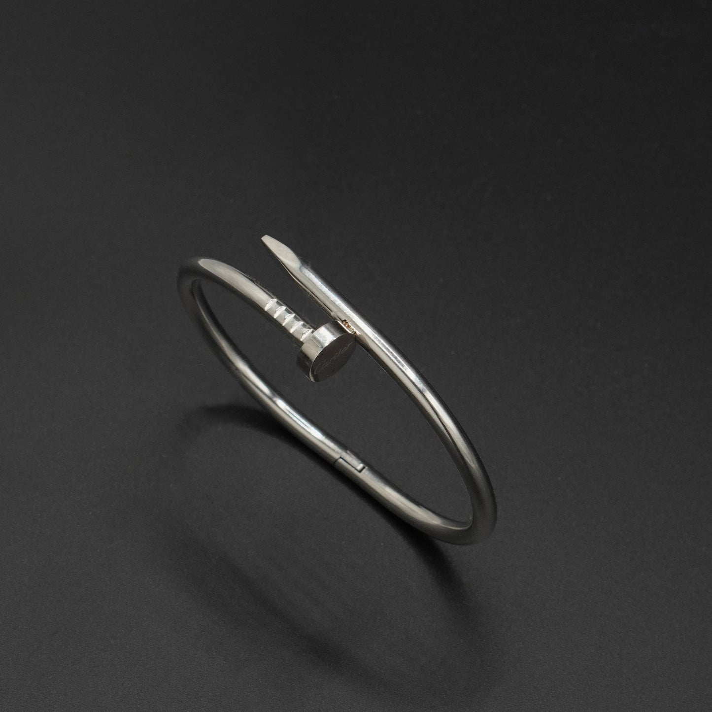 Nail Armlet Silver Bangle