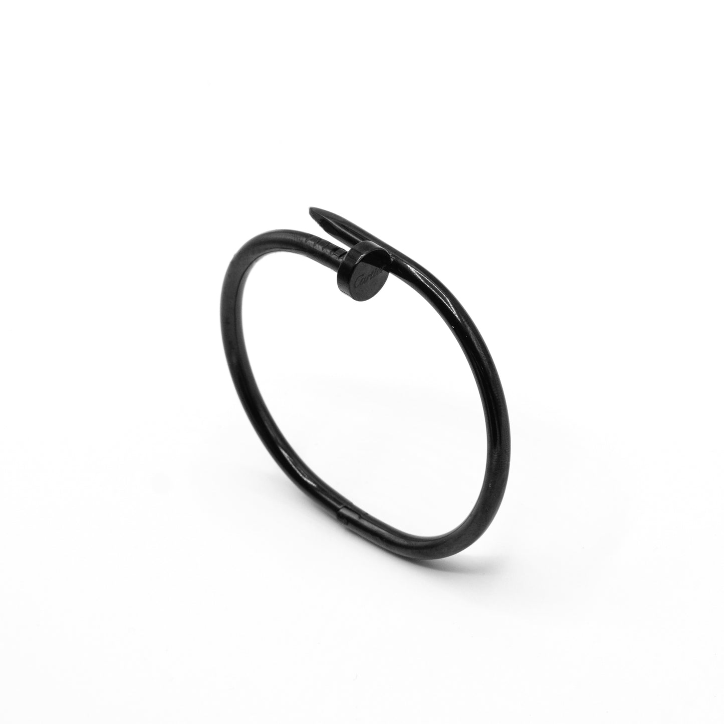 Nail Armlet Black Bangle