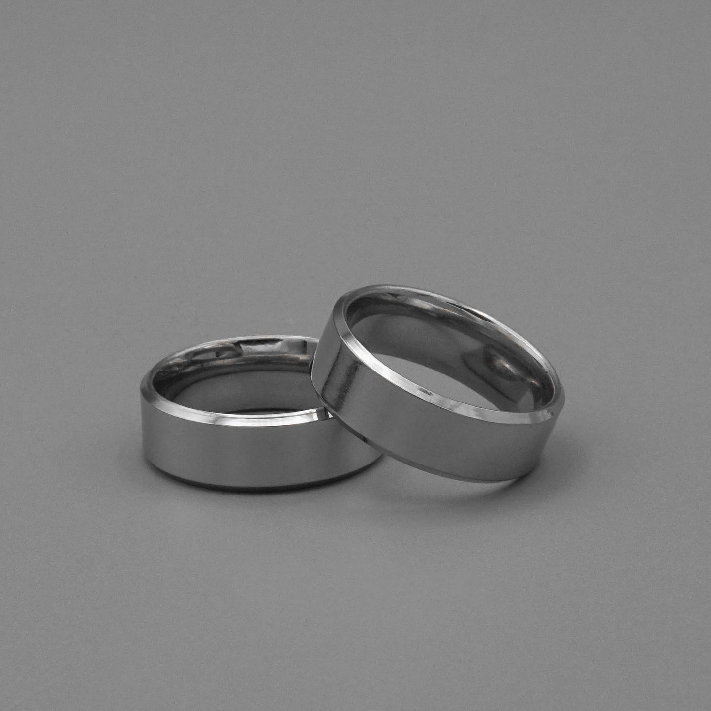 Stainless Steel Band Silver Ring