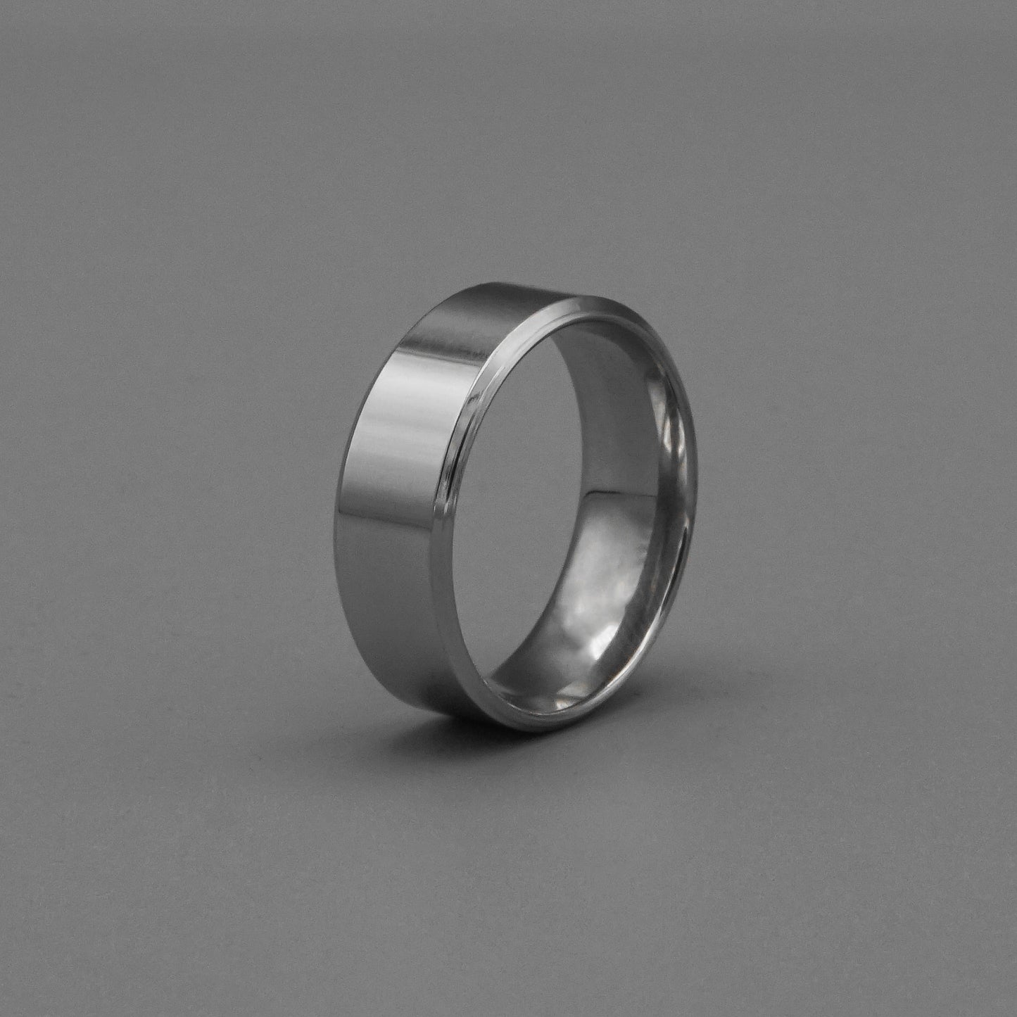 Stainless Steel Band Silver Ring