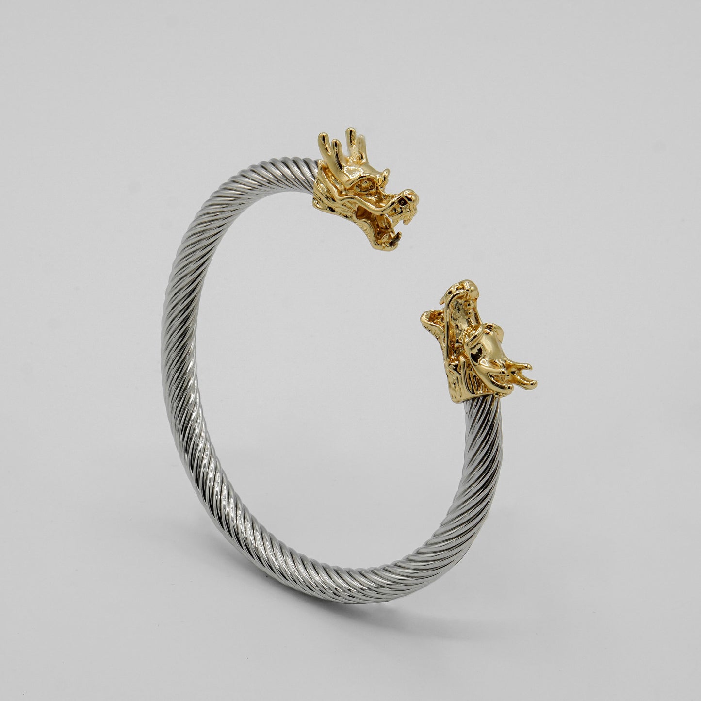 Dragon Armlet Gold & Silver Bracelet