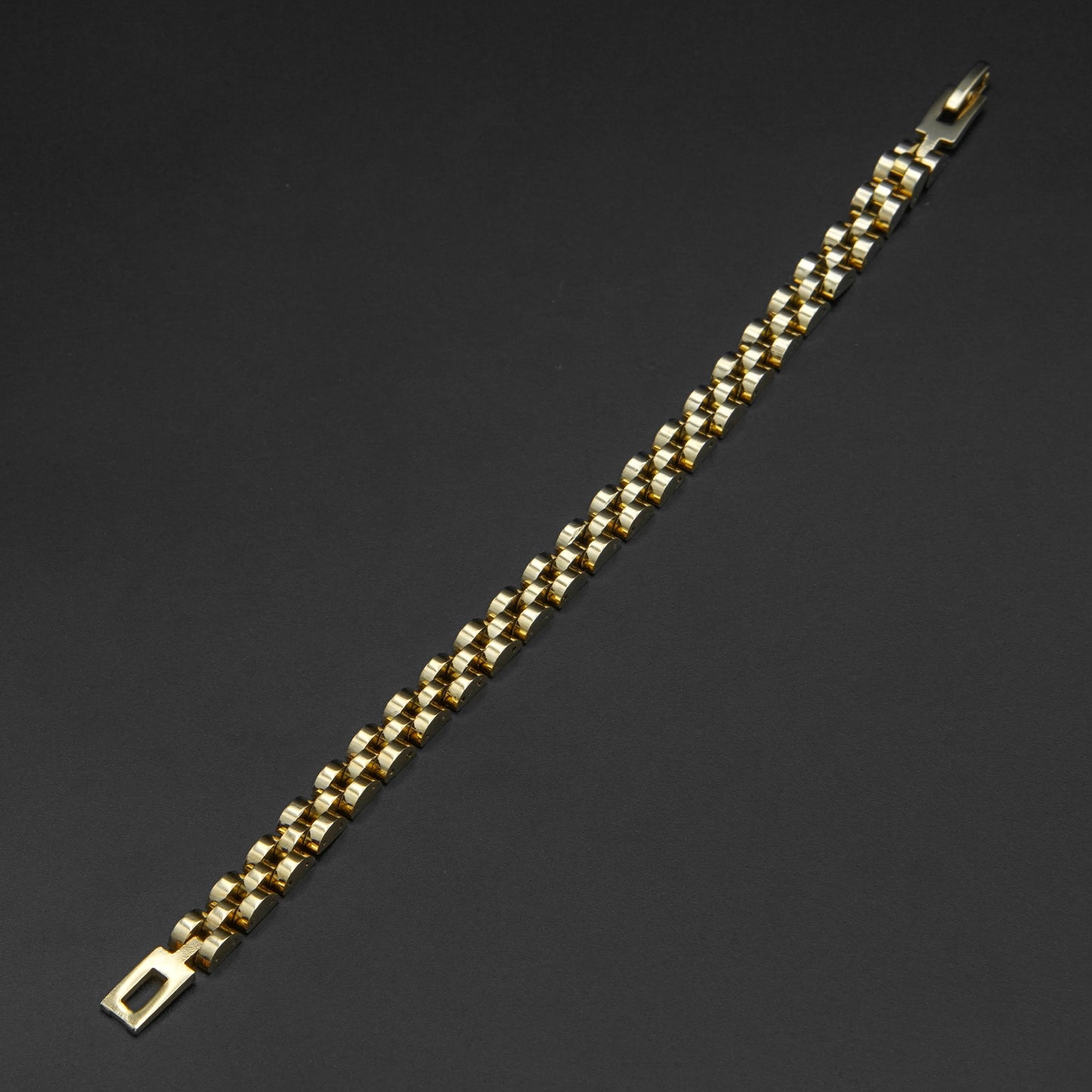 Jubilee Premium Gold Stainless Bracelet