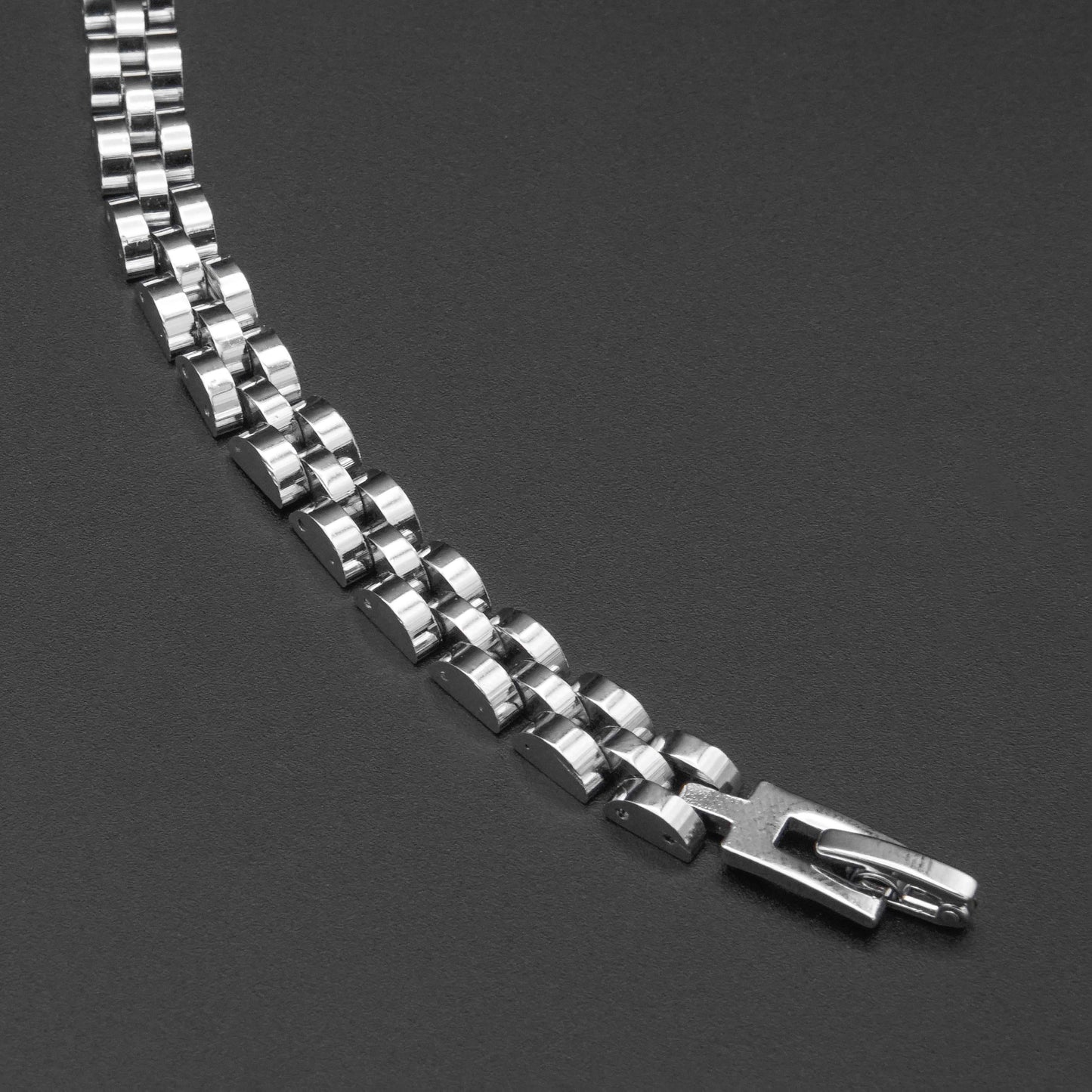 Jubilee Premium Silver Stainless Bracelet