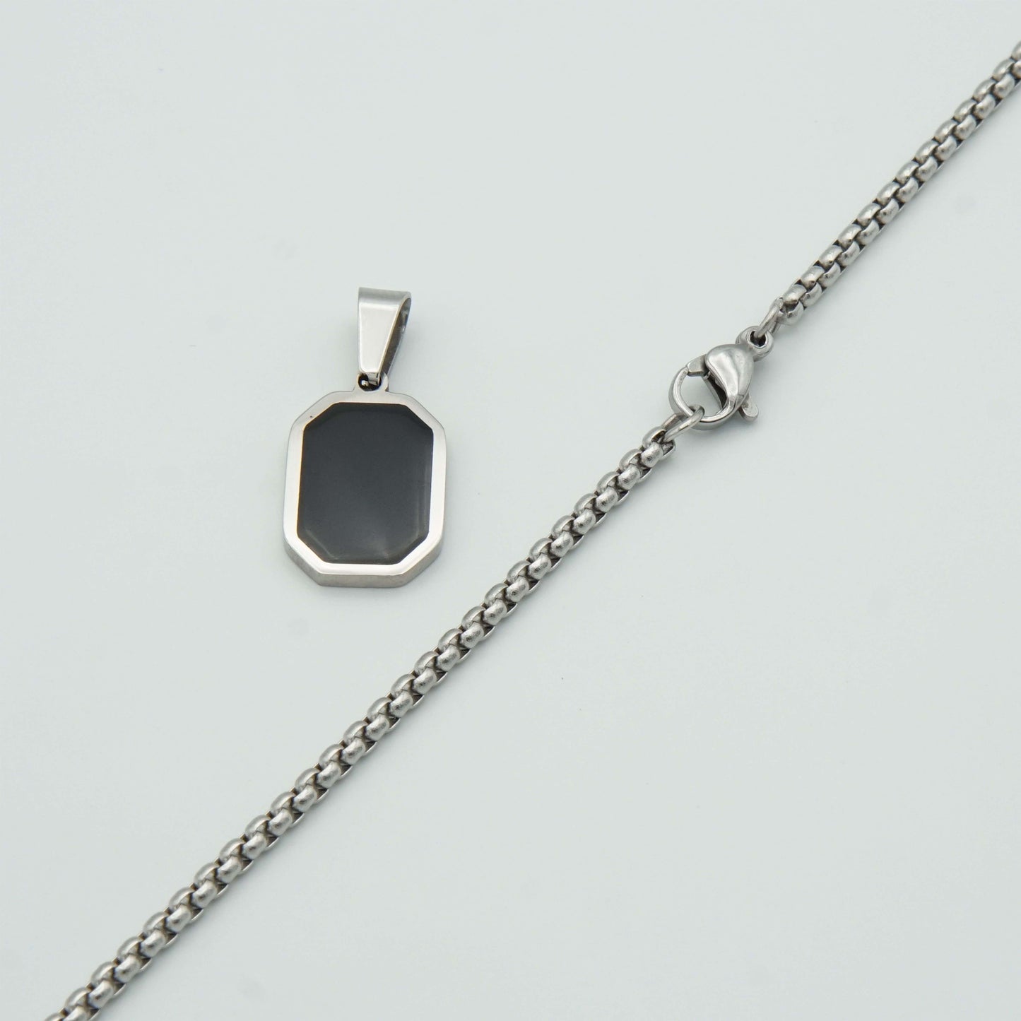 Black Square Necklace