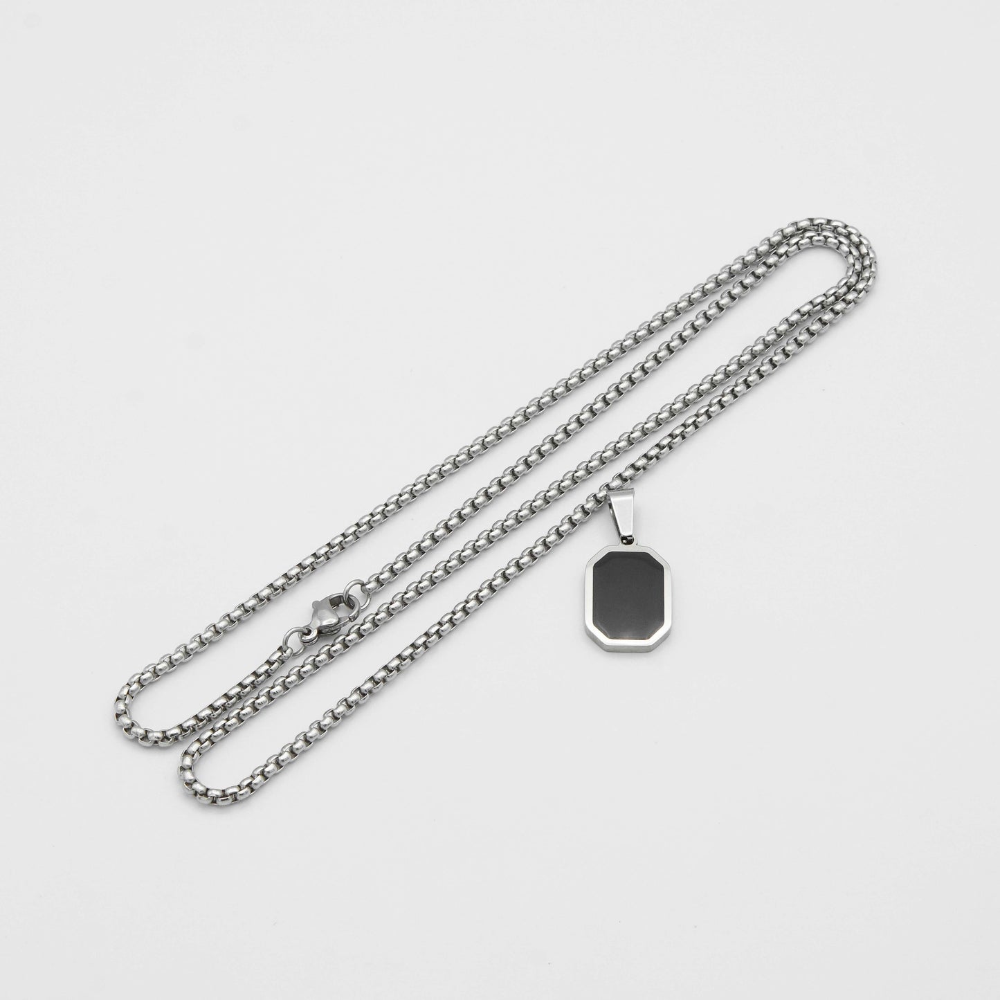 Black Square Necklace