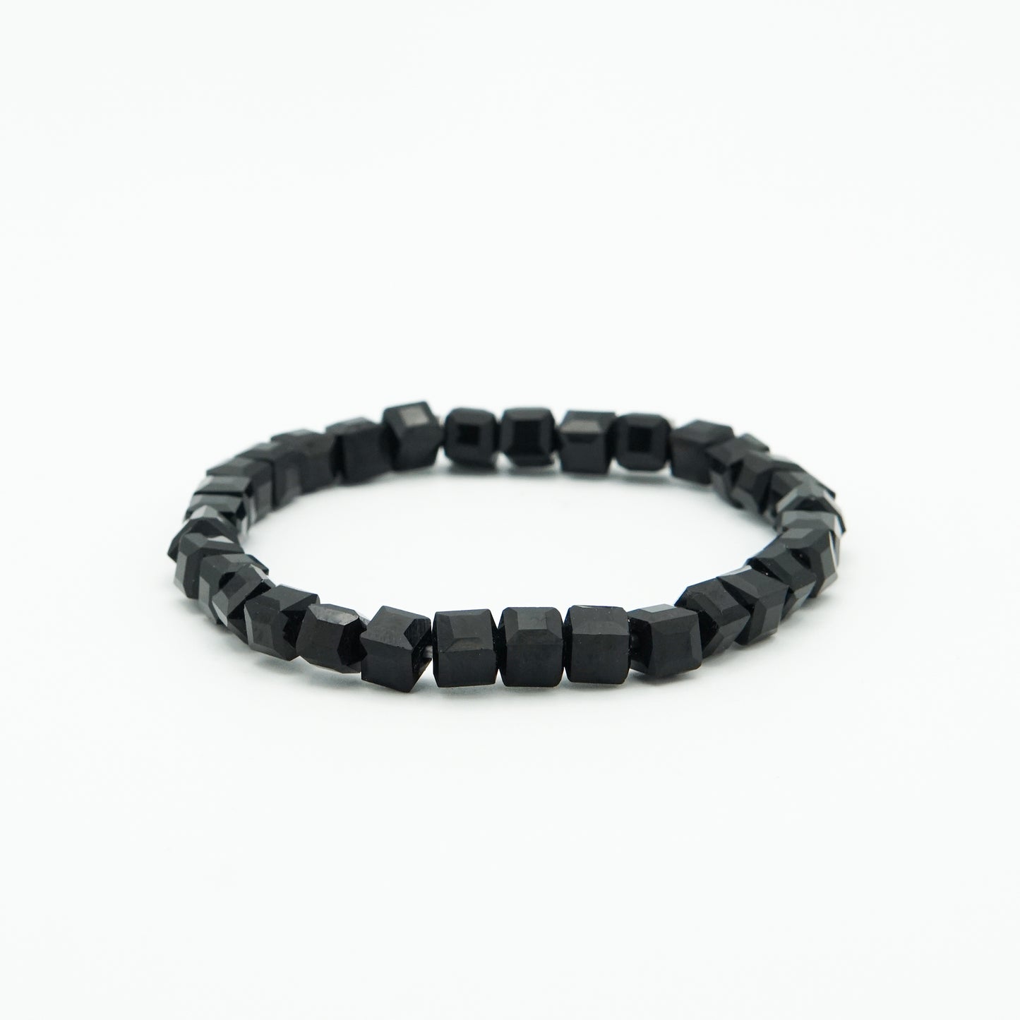 Black Geometric Bead Bracelet