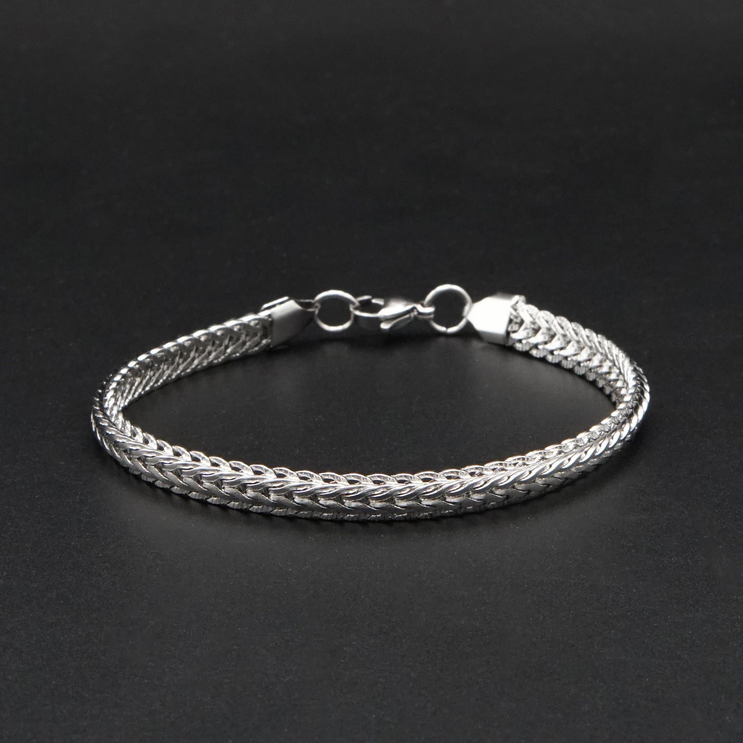 Stainless Steel Braided Chain Bracelet