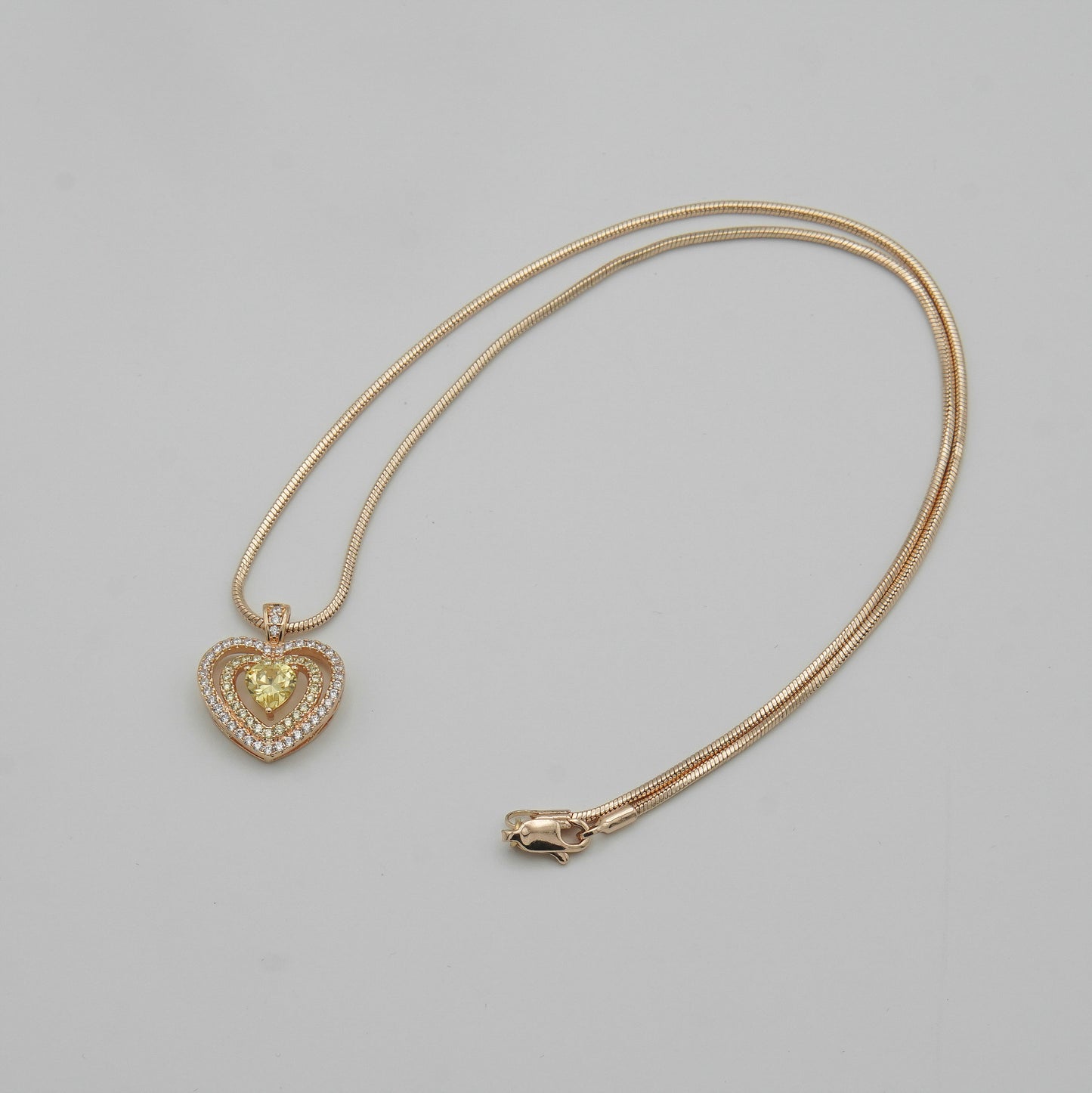 Sparkling Heart-Shaped Necklace